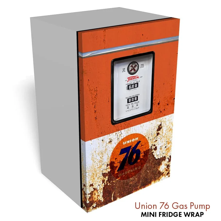 Brian's Union 76 Gas Pump Kegerator Wrap — RM wraps LLC