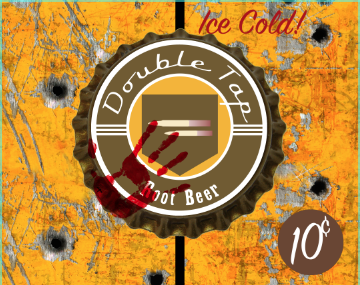 Double Tap Refrigerator Wrap, Freezer door