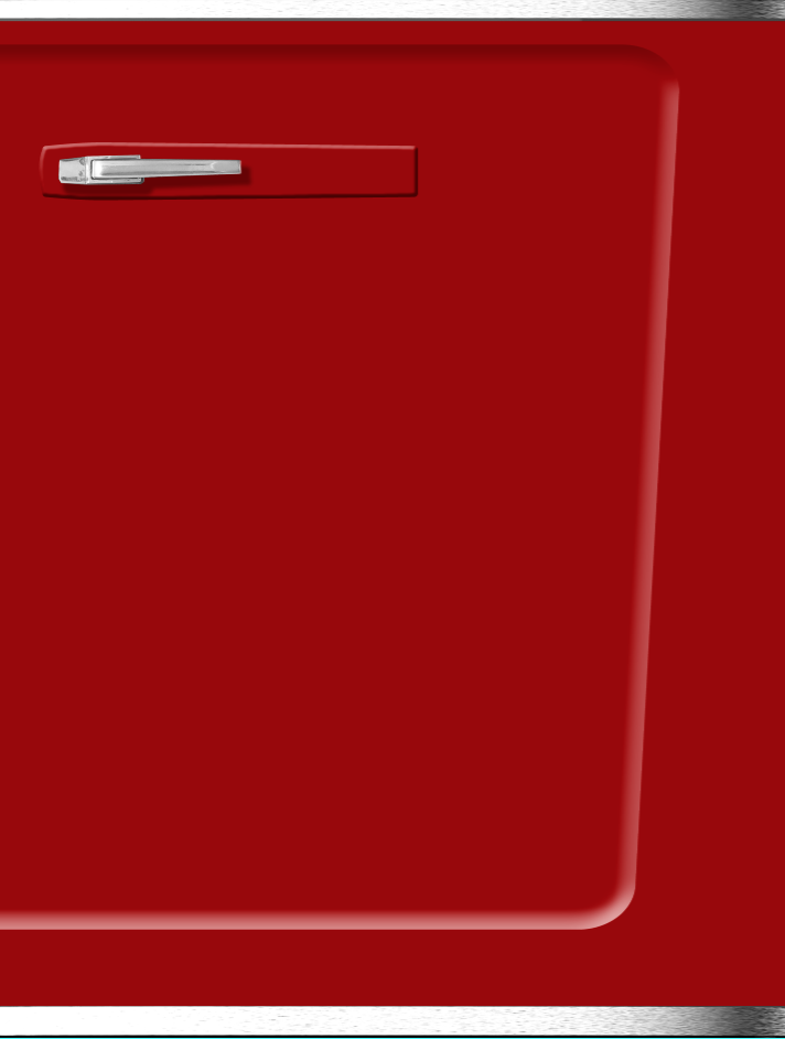 Red Tool Box Refrigerator Wrap