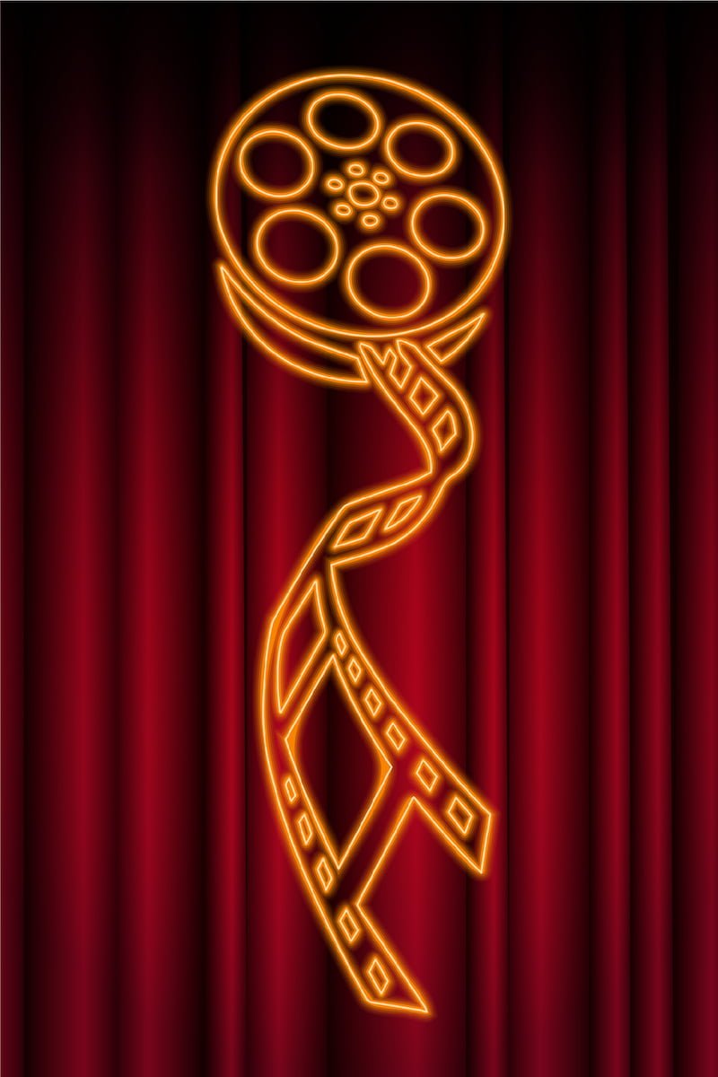 now showing, movie theater, home theater, refrigerator wrap, side option, glow