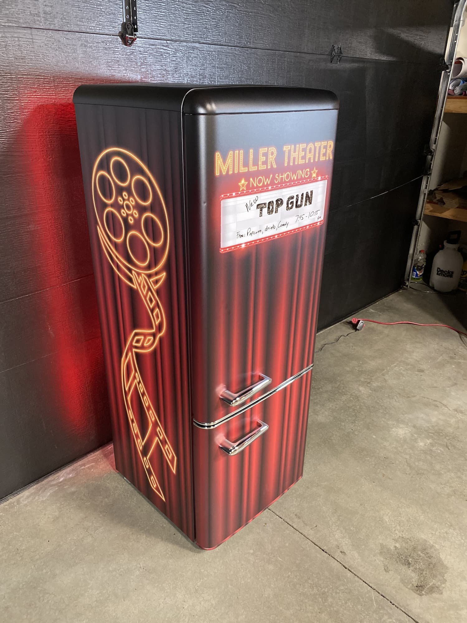 example refrigerator, iio, fun, home theater, led lighting