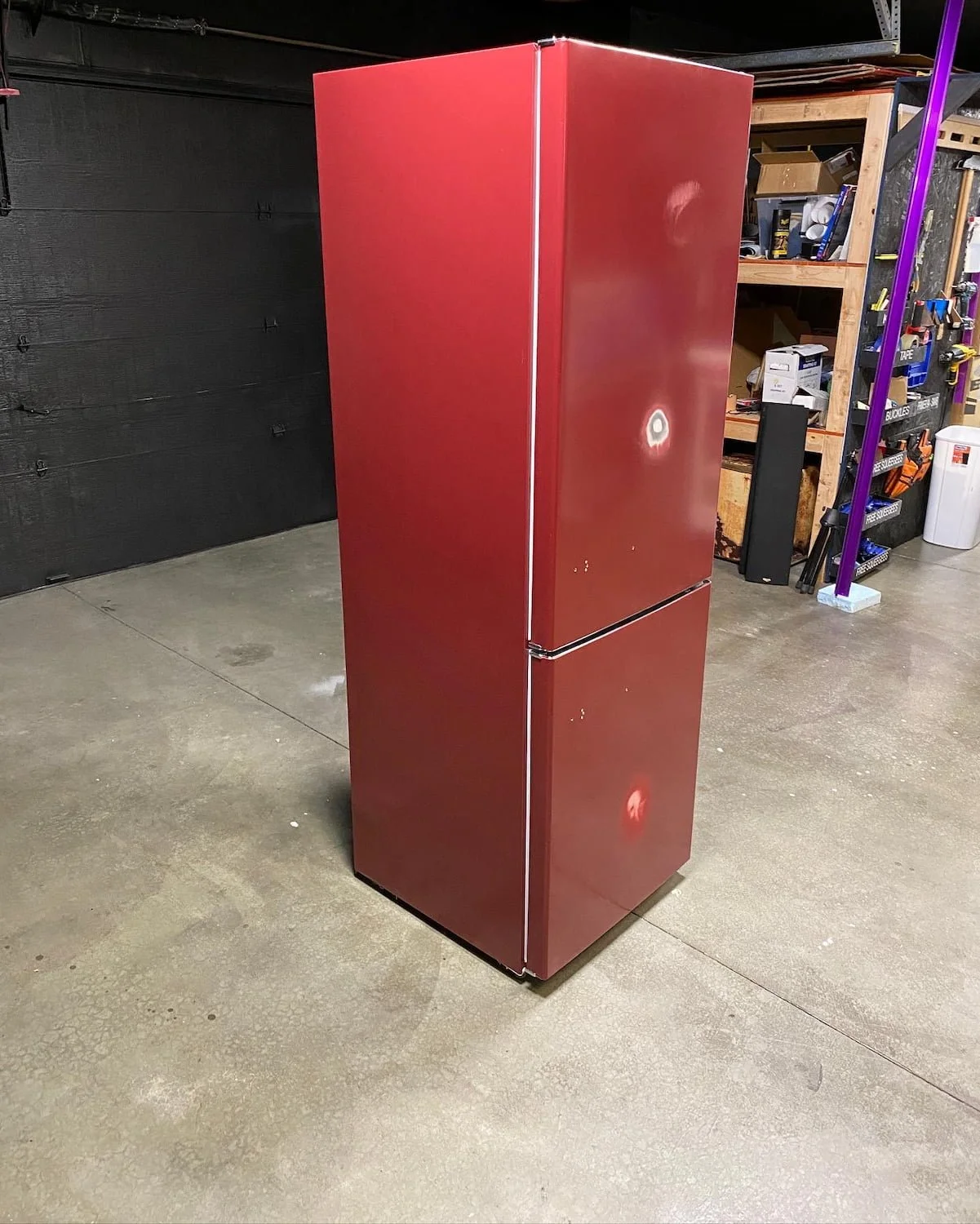 iio Retro-Mod, front-left 45°, before wrapping, damaged doors