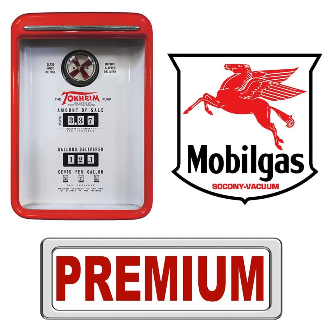 Gas pump sticker kit
