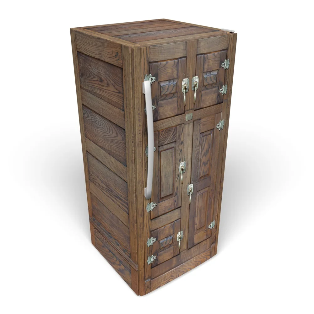 Icebox Vintage Refrigerator Wrap