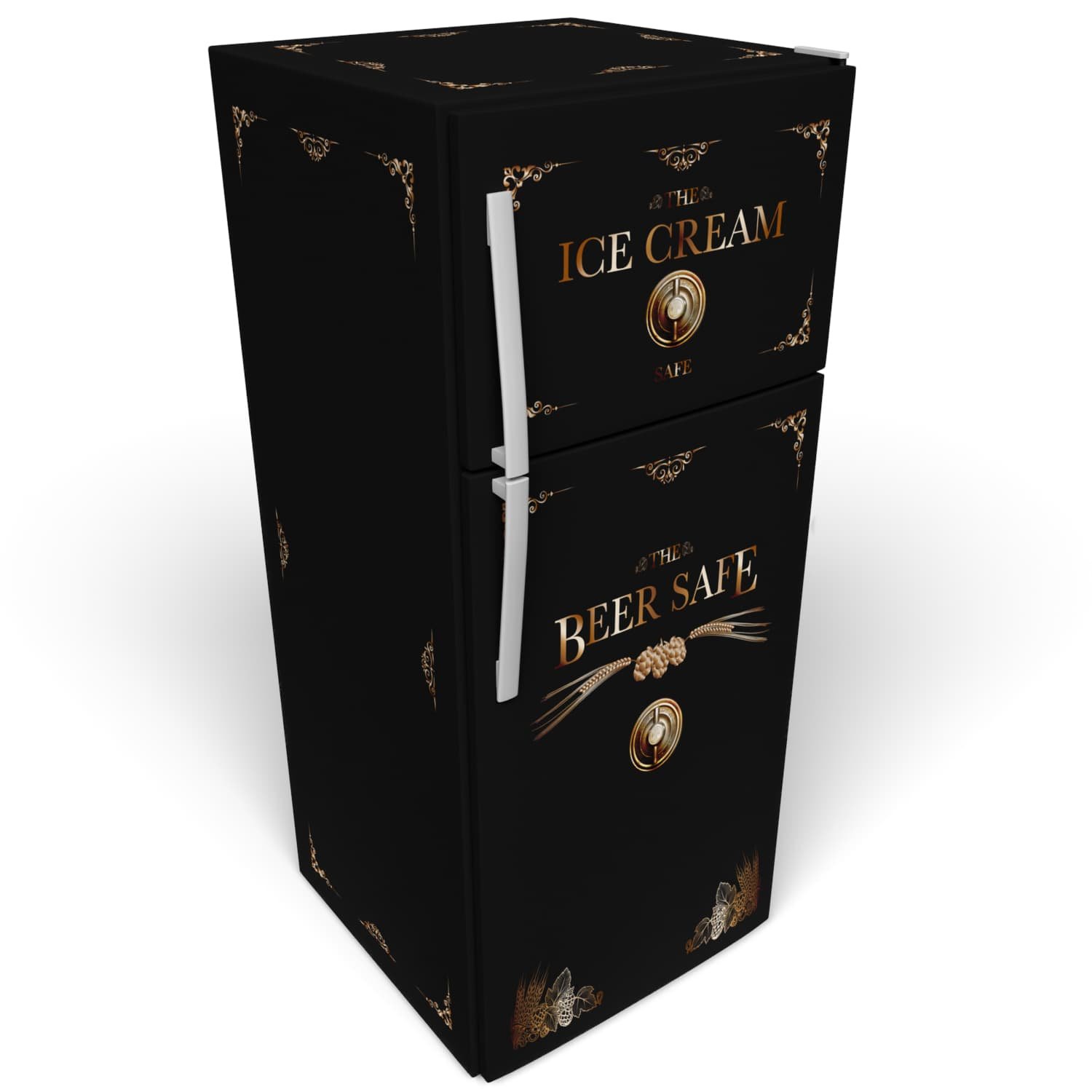 Beer Safe (Black) Refrigerator Wrap