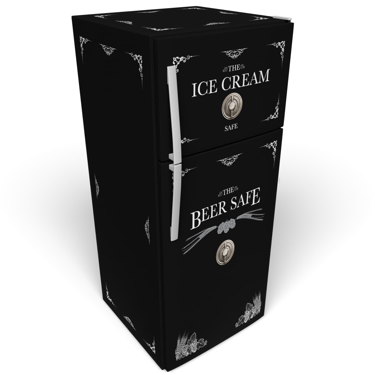Beer Safe (Black) Refrigerator Wrap