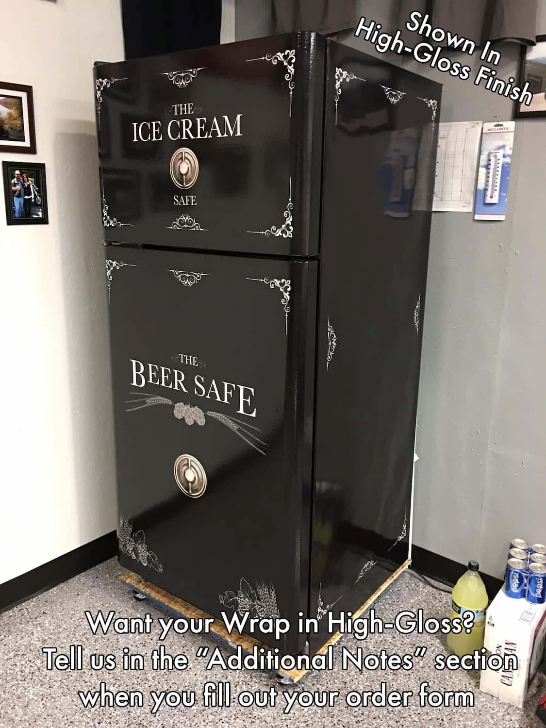 Fridge safe fridge wrap