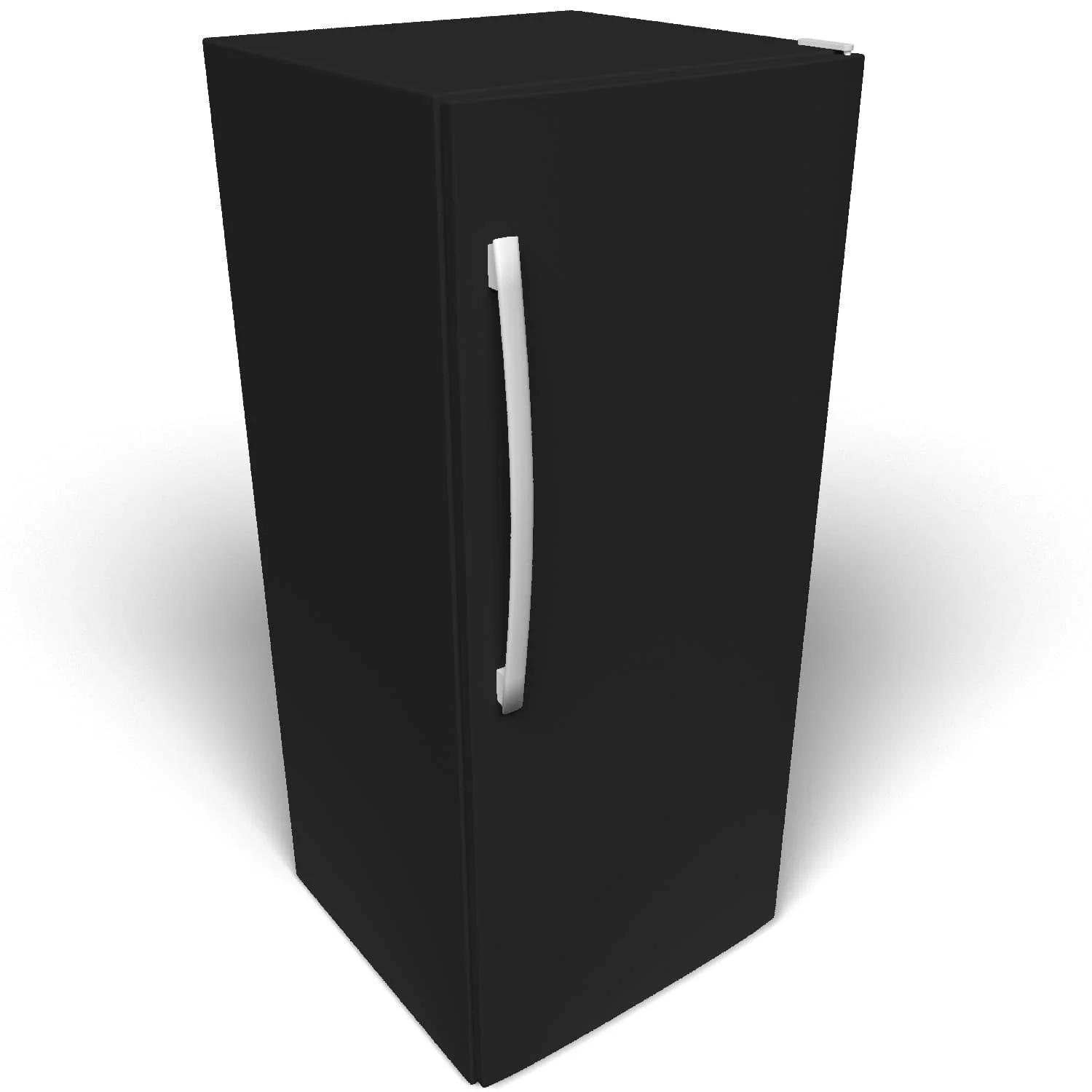 Solid Black Refrigerator Wrap (SW 6991 Black Magic)