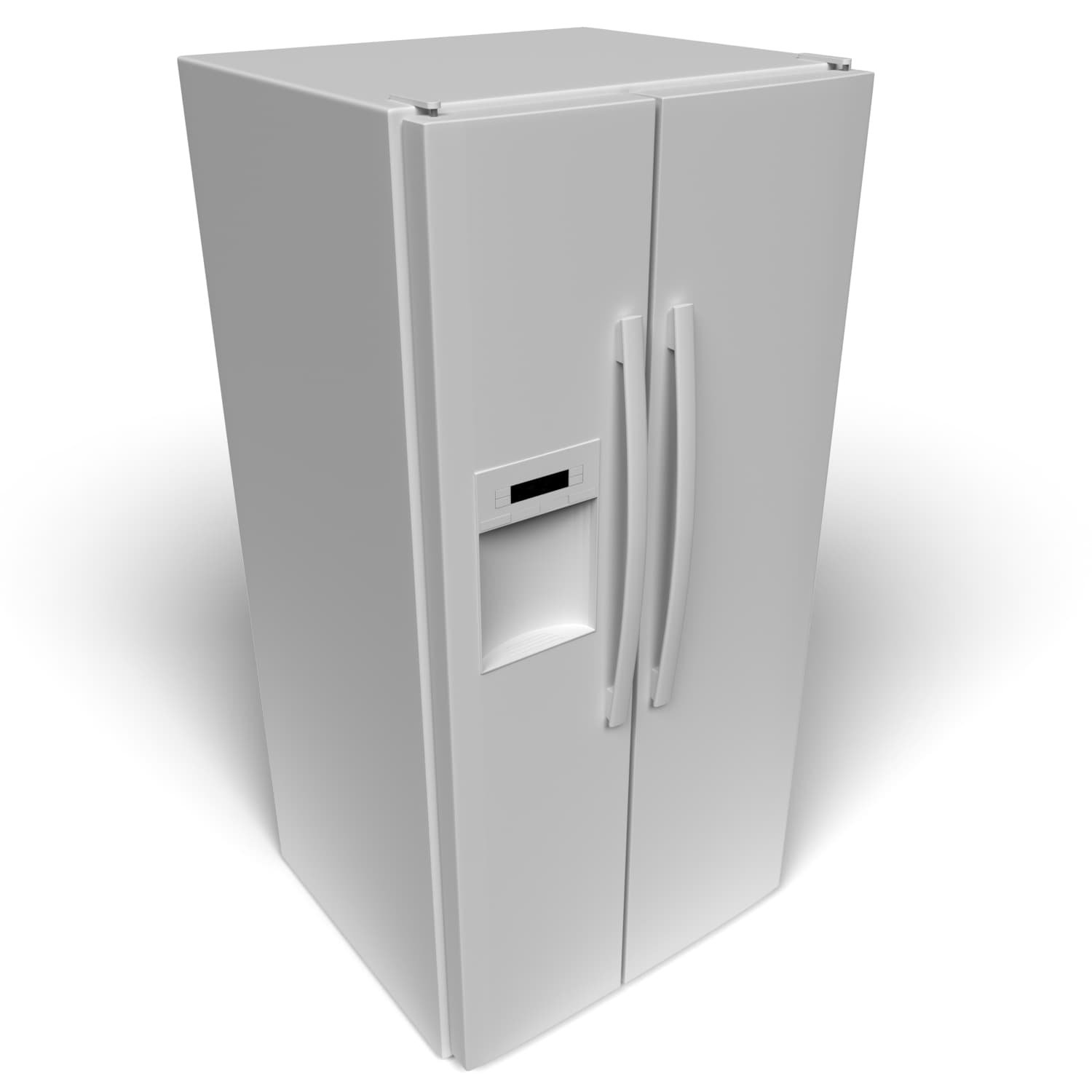 side by side, refrigerator, vinyl, wrap, skin, solid white