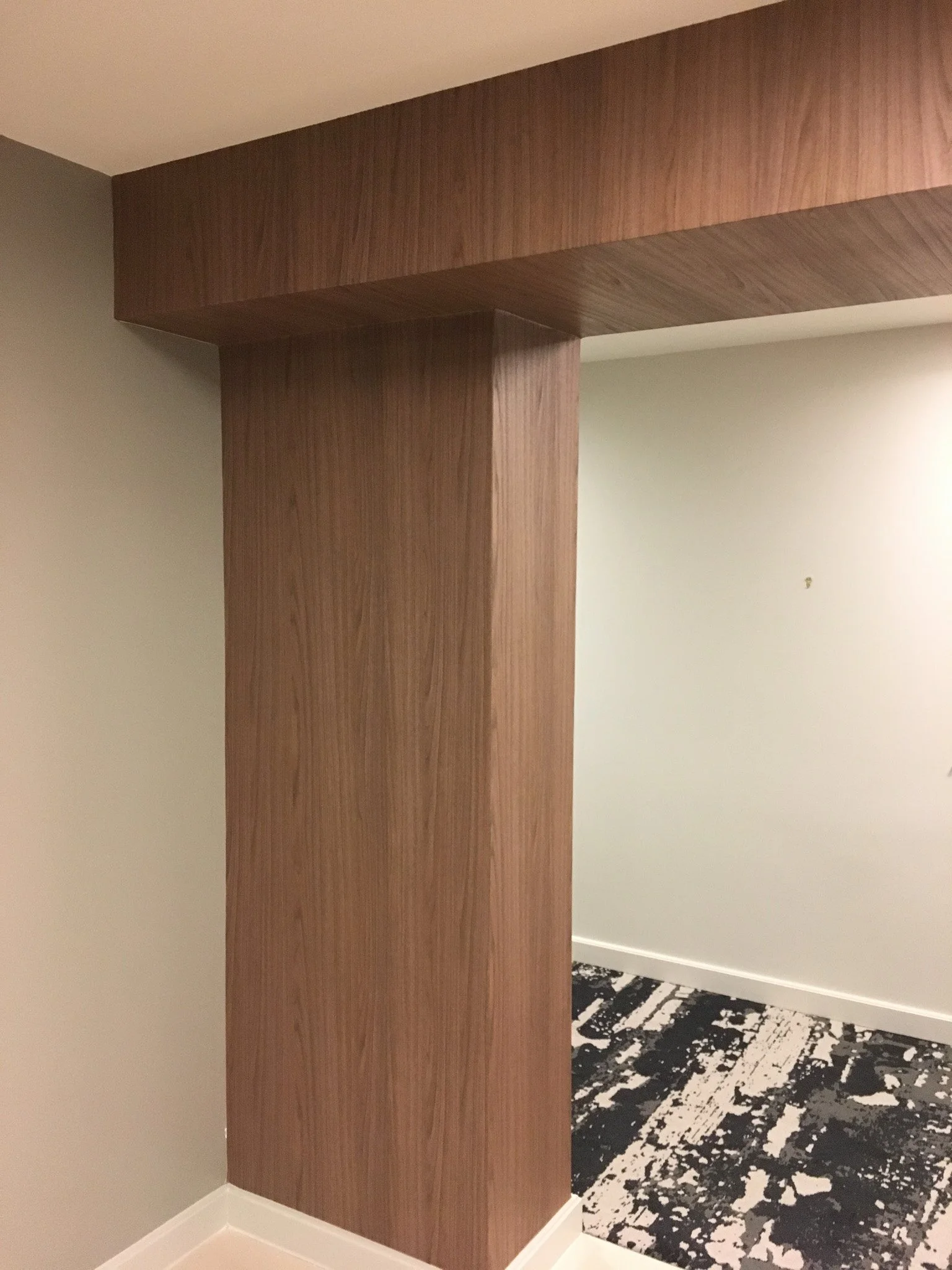 Elevator Exterior Wall Wraps using the 3M DiNoc Architectural Film