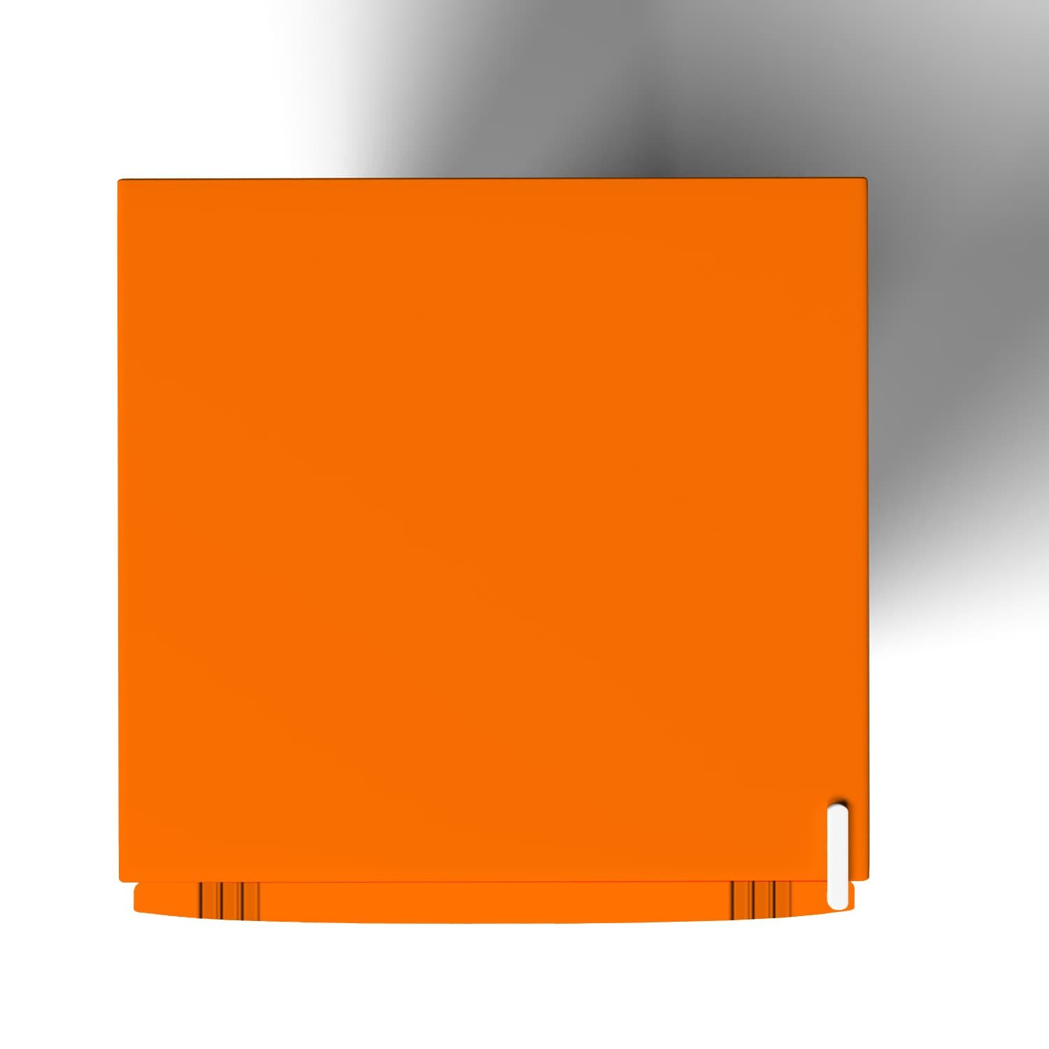 Gulf Oil, refrigerator wrap, vinyl skin, orange, vintage, restored, clean