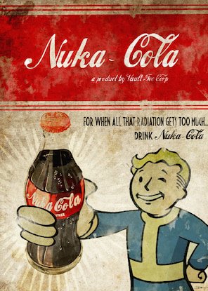 Nuka Cola Vault Boy Crossover Mini Fridge Wrap