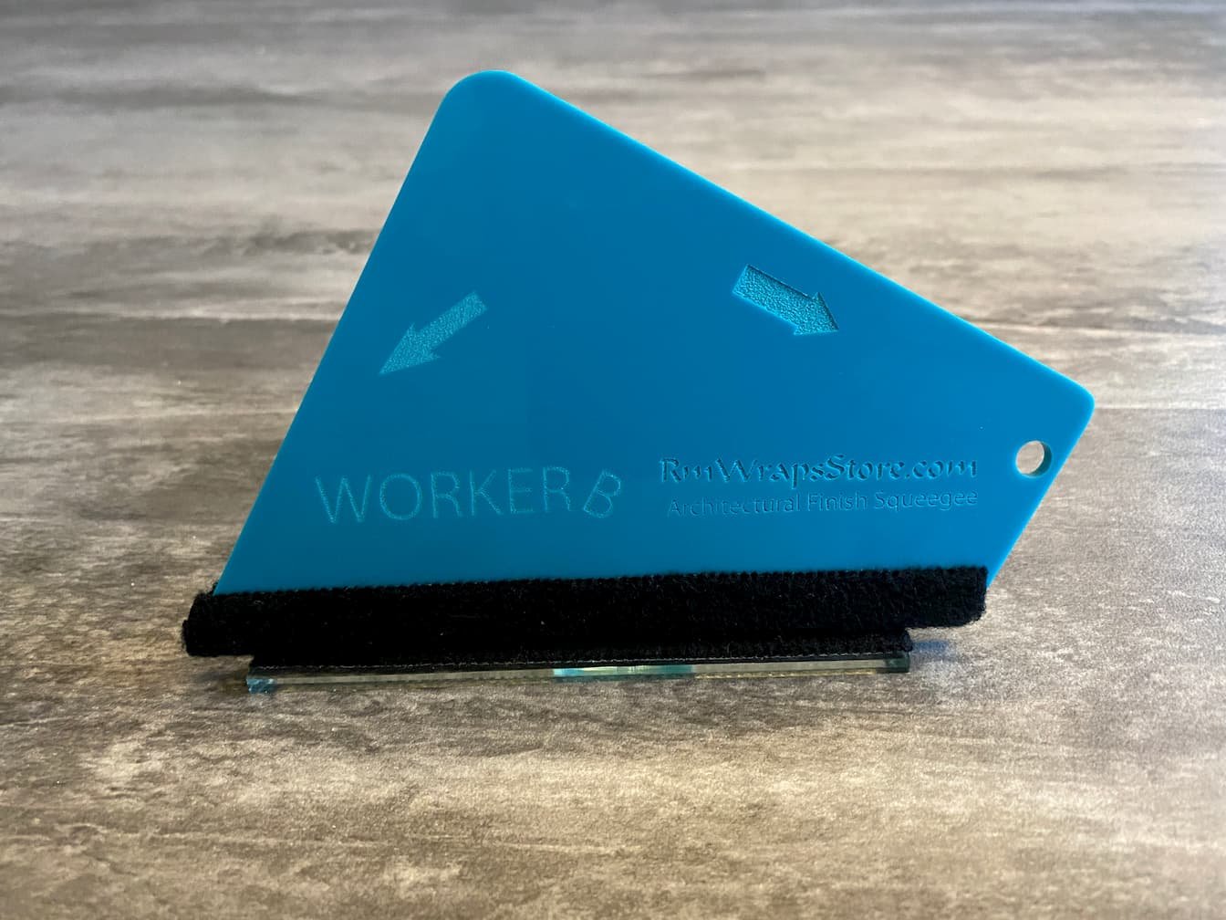 Worker b turquoise Architectural Finish squeegee.jpg
