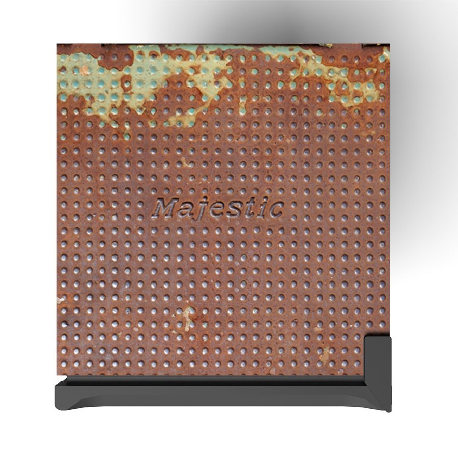 Rusted Grill Custom Printed Mini Fridge Wrap top