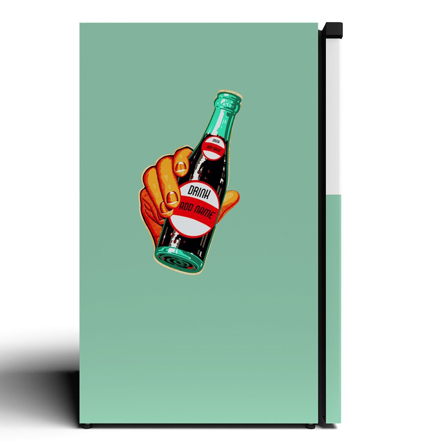 Mint Green Retro Vending Machine Mini Fridge Wrap