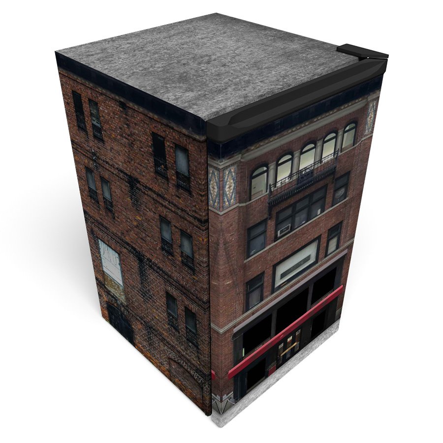 234 Building Custom Printed Mini Fridge Wrap 45