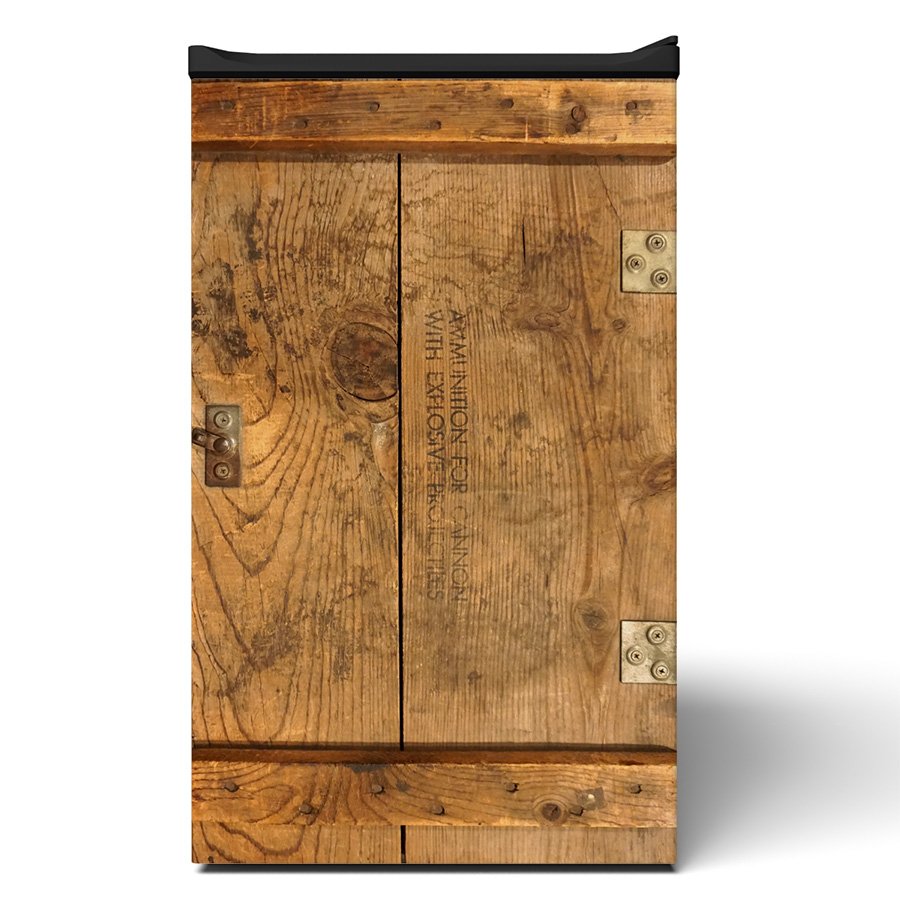 Ammunition Box Custom Printed Mini Fridge wrap Front