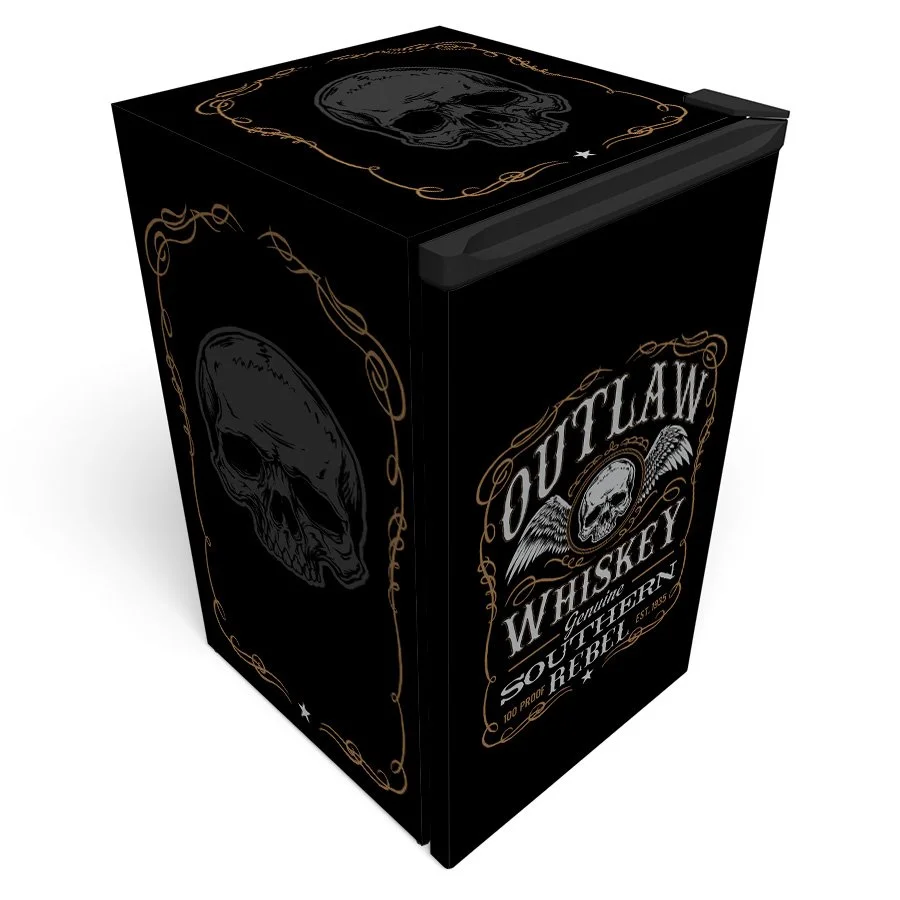 Beer Barrel Mini Fridge Wrap
