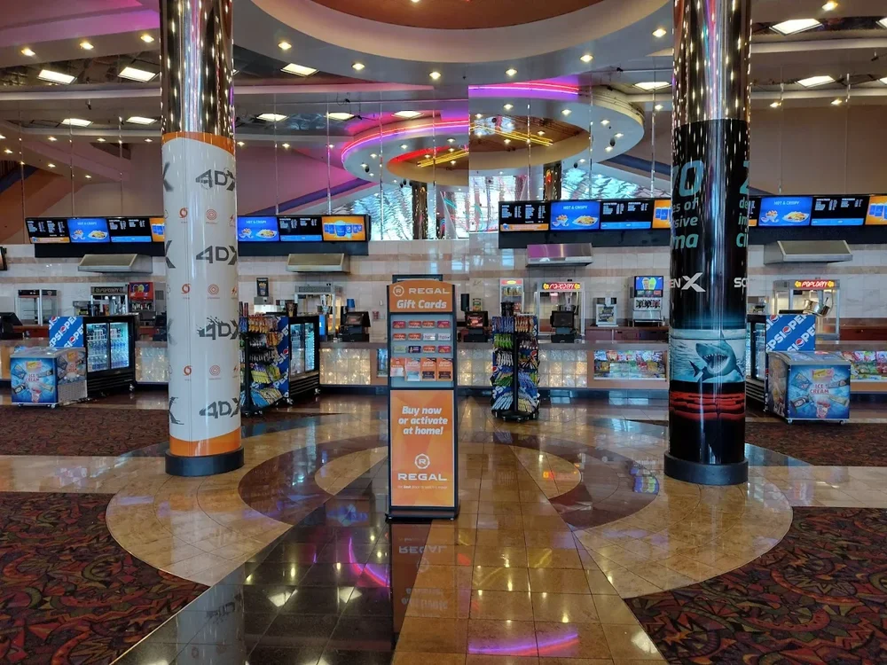 Central 2 columns closest to concessions