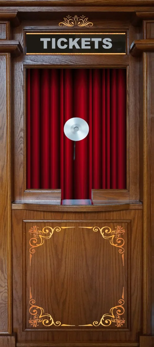 Ticket Booth Door Wrap Main