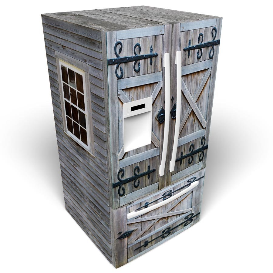 Old Barn Door French Refrigerator Wrap 45.jpg