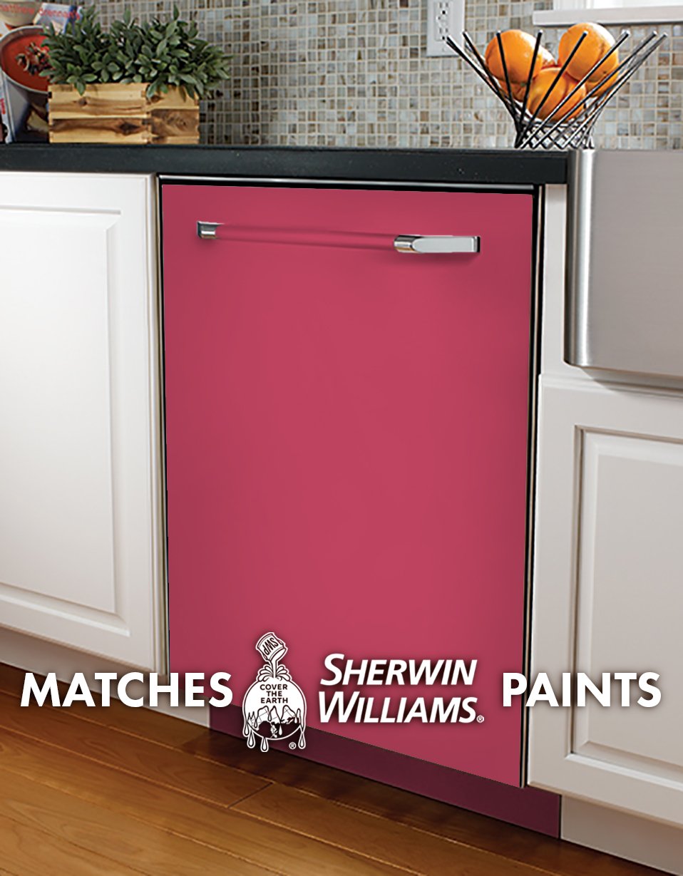 Eros Pink SW 6860 Paint-Match Dishwasher Wrap