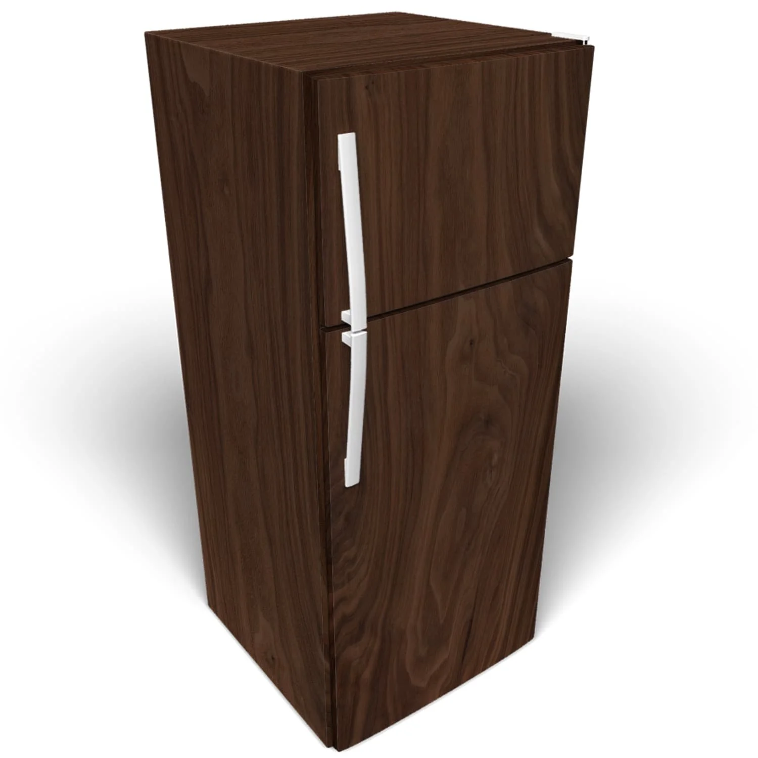 Walnut Wood Slab (Dark Walnut) Refrigerator Wrap