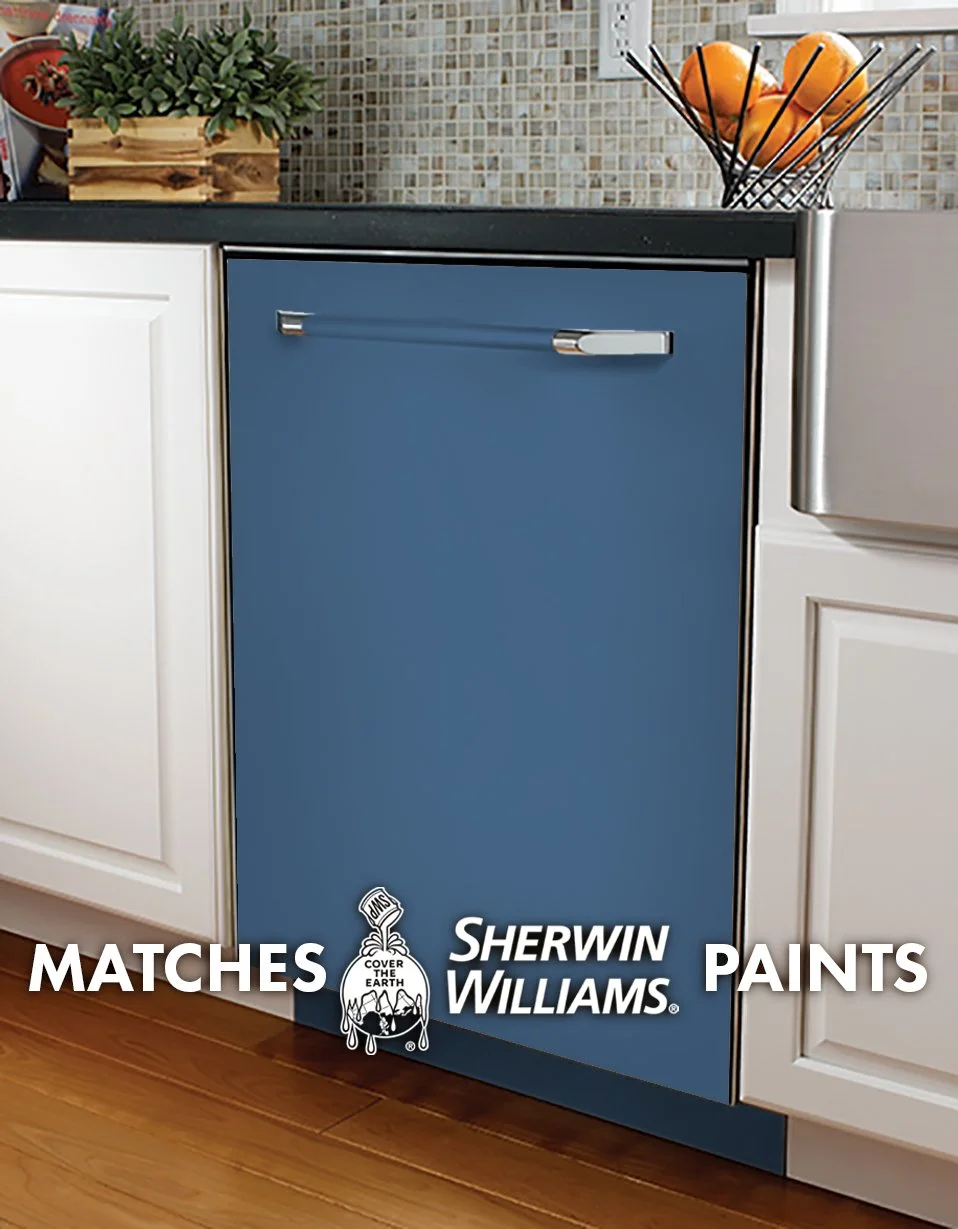 Azure Tide SW 9684 Paint-Match Dishwasher Wrap