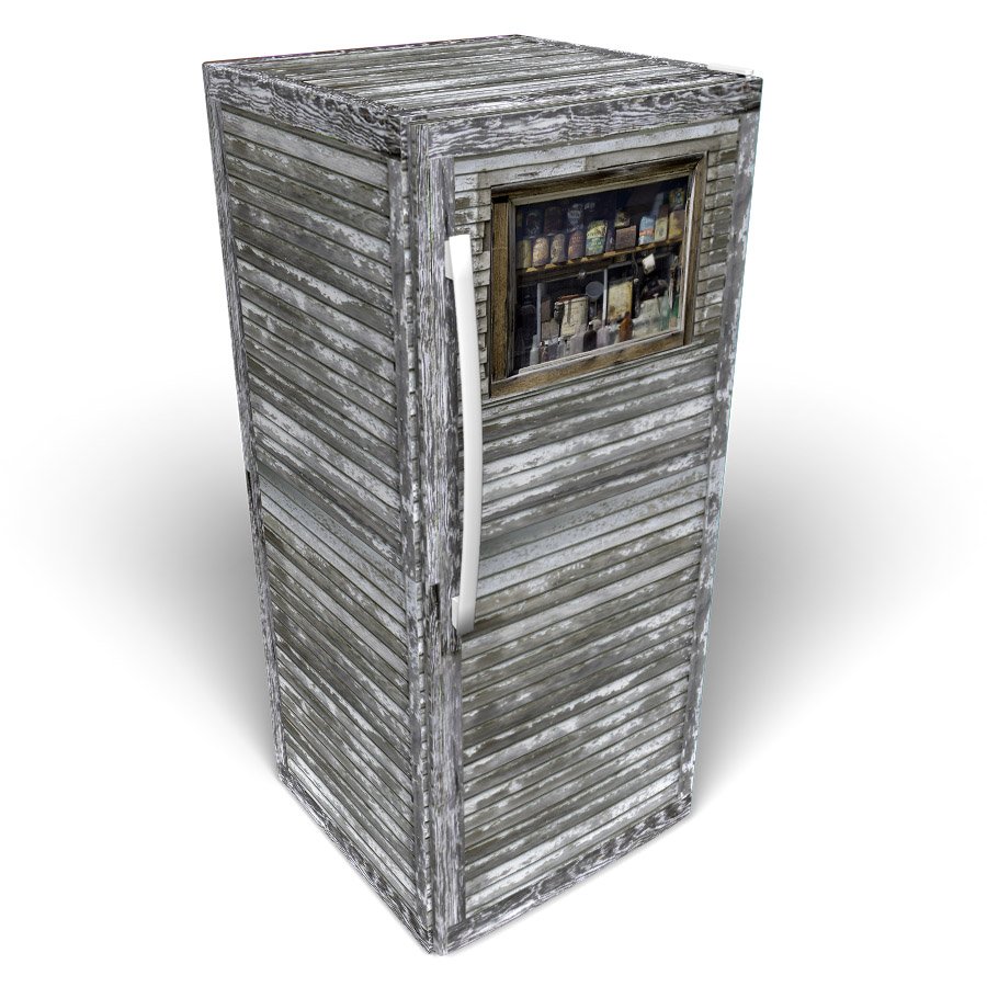 Time Passages #1 Custom Printed Vinyl Refrigerator Wrap Solid