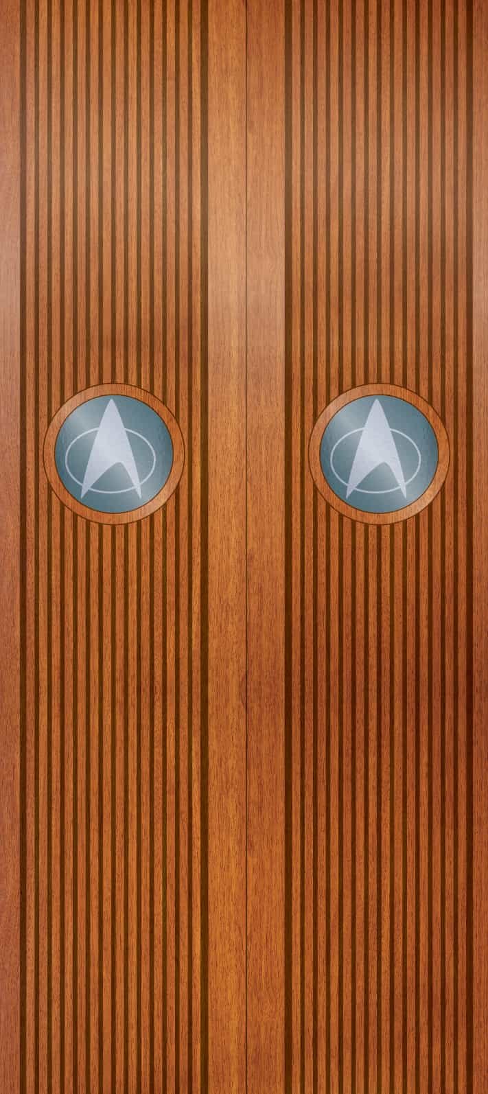 Star Trek Ten Forward Door wrap