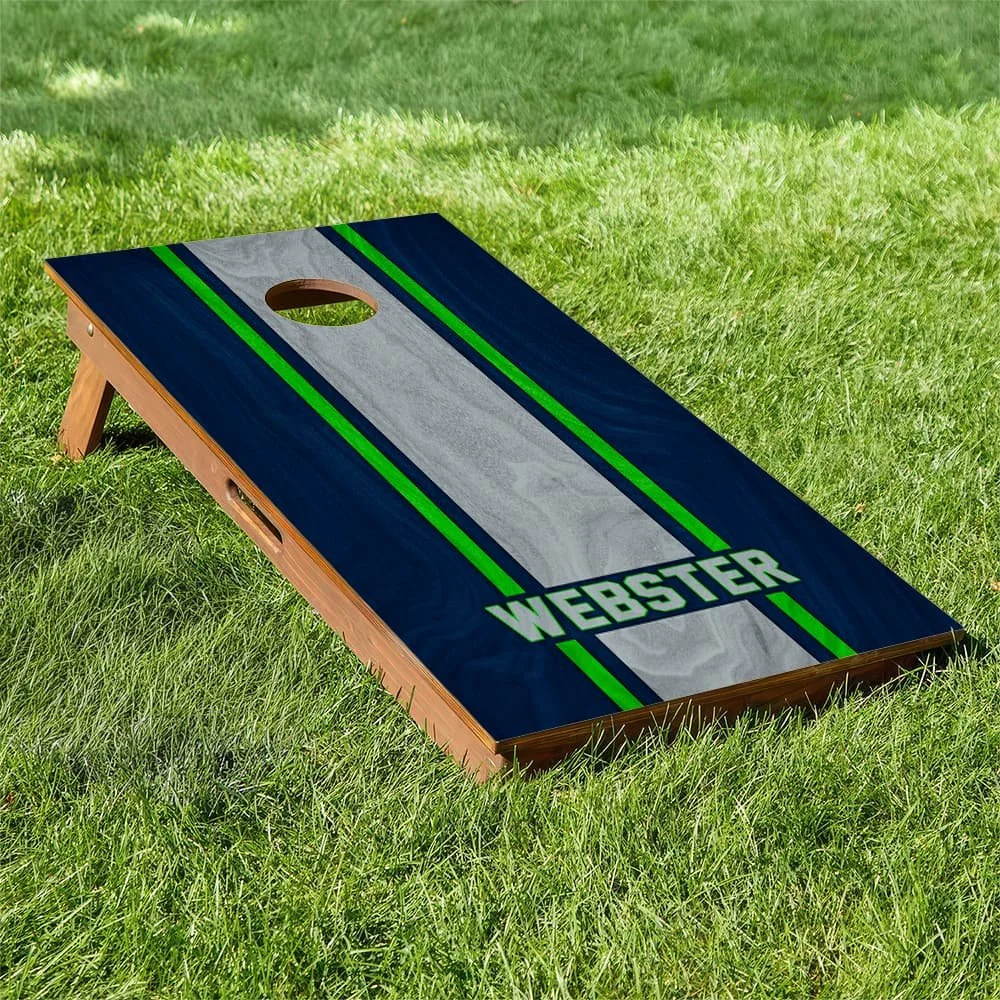 Personalized Seattle Seahawks Colors (Home) custom Cornhole board wrap sticker decal