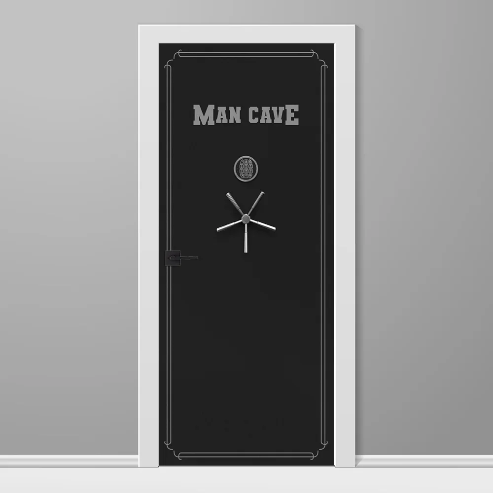 Gun Safe Black Door Wrap