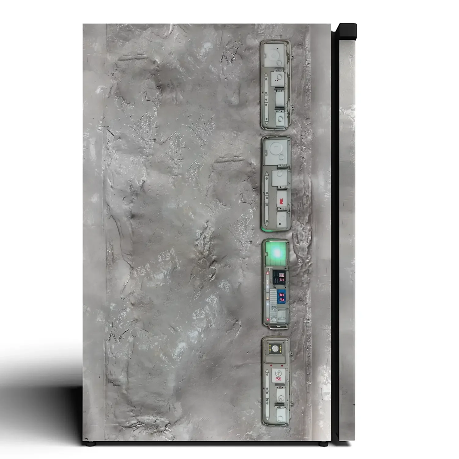 Han Solo Custom Mini Fridge Vinyl Wrap Side.webp