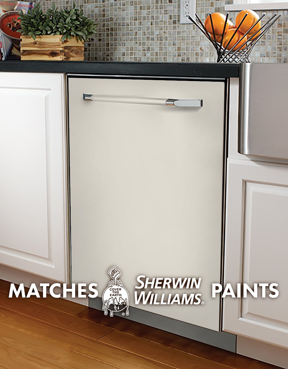 White Duck SW 7010 Paint-Match Dishwasher Wrap