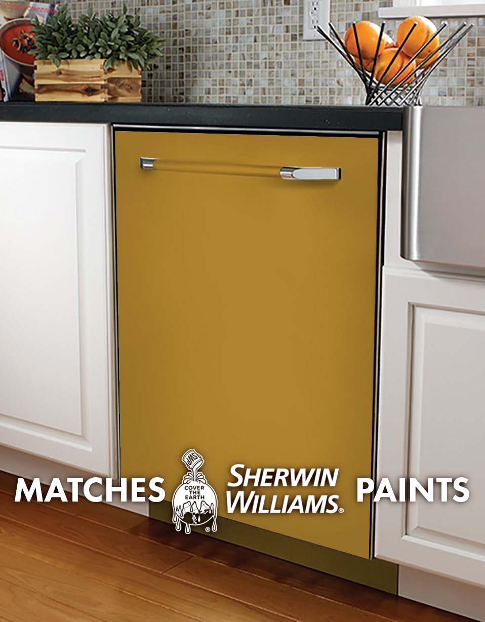 Crispy Gold SW 6699 Paint-Match Dishwasher Wrap