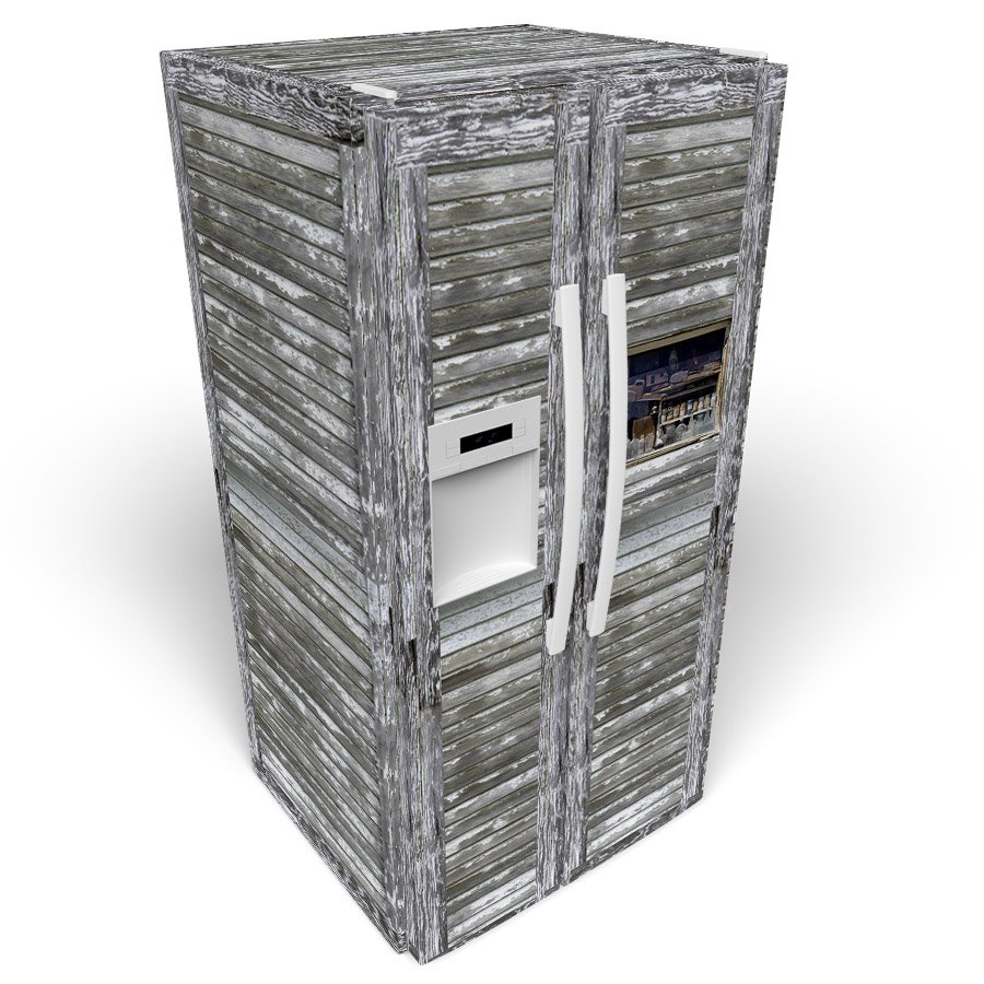 Time Passages #2 Refrigerator Wrap Side by side