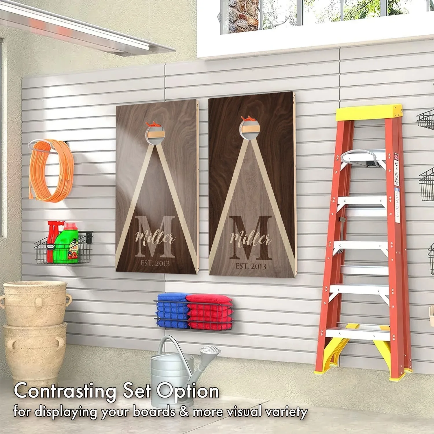 Contrasting Boards in Garage.jpg