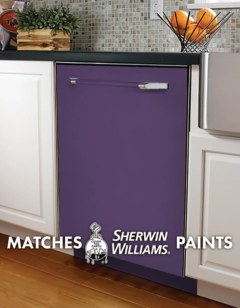 Impulsive Purple SW 6832 Paint-Match Dishwasher Wrap