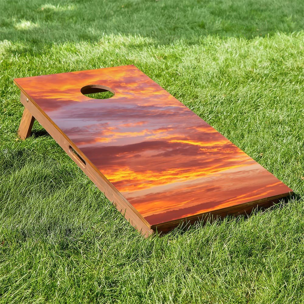 1 Board In Grass_Pink & Orange Sunset.jpg