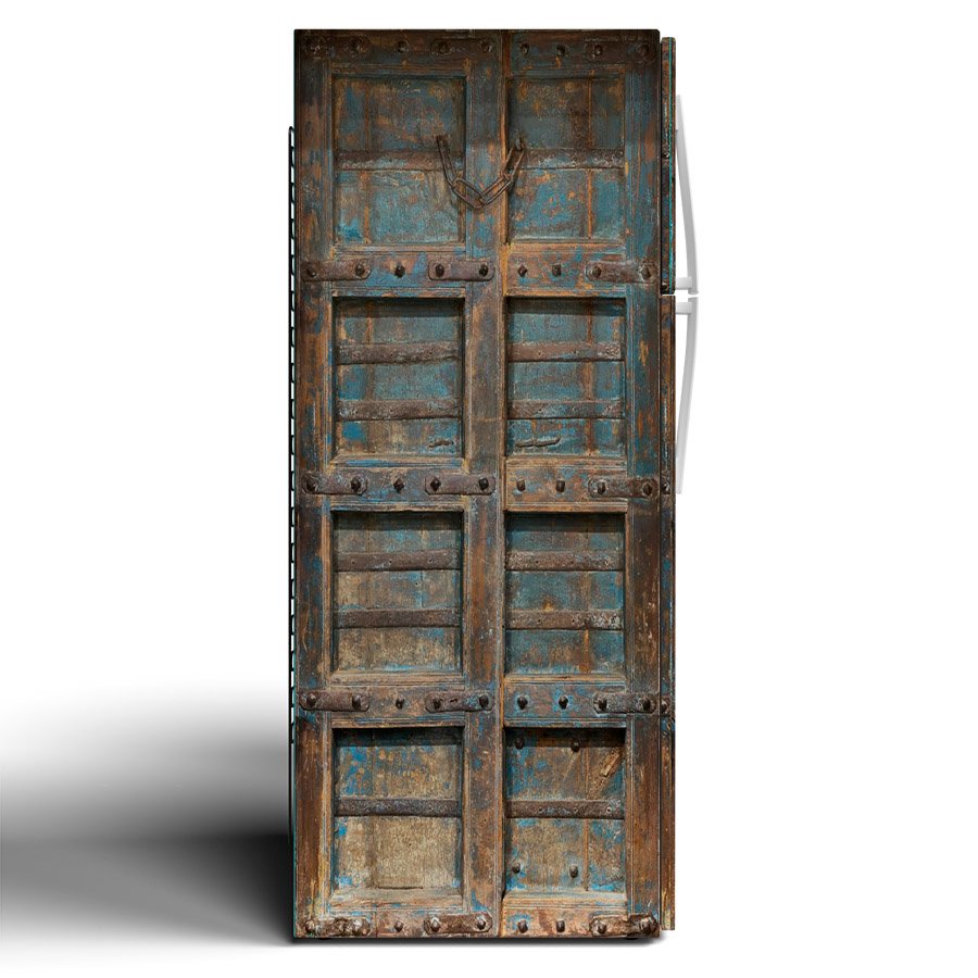 Layered Painted 4 chain Link Refrigerator Wrap Side