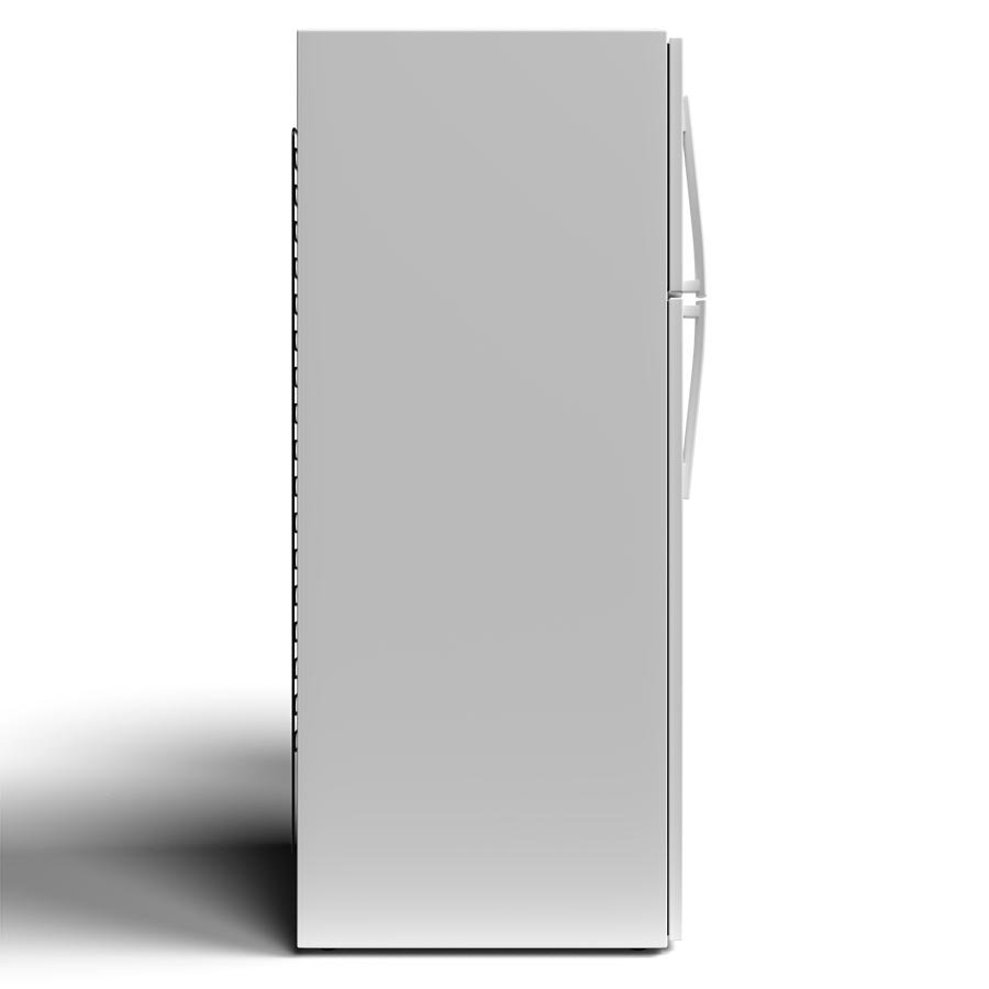 1950's Chrome Trimmed (White) Refrigerator Wrap Side