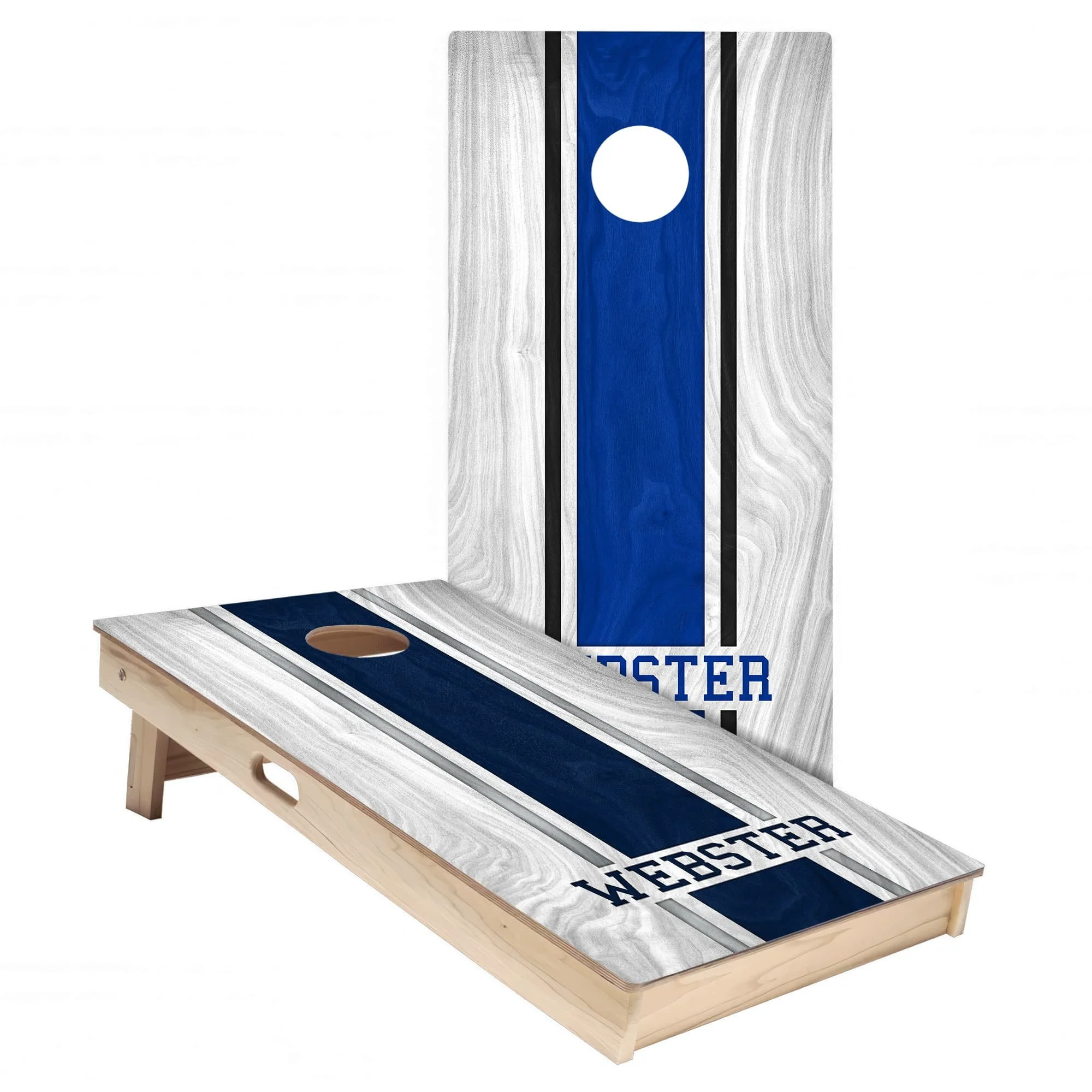 Personalized Dallas Cowboys Colors (Alternate & Home) custom Cornhole board wrap sticker decal set