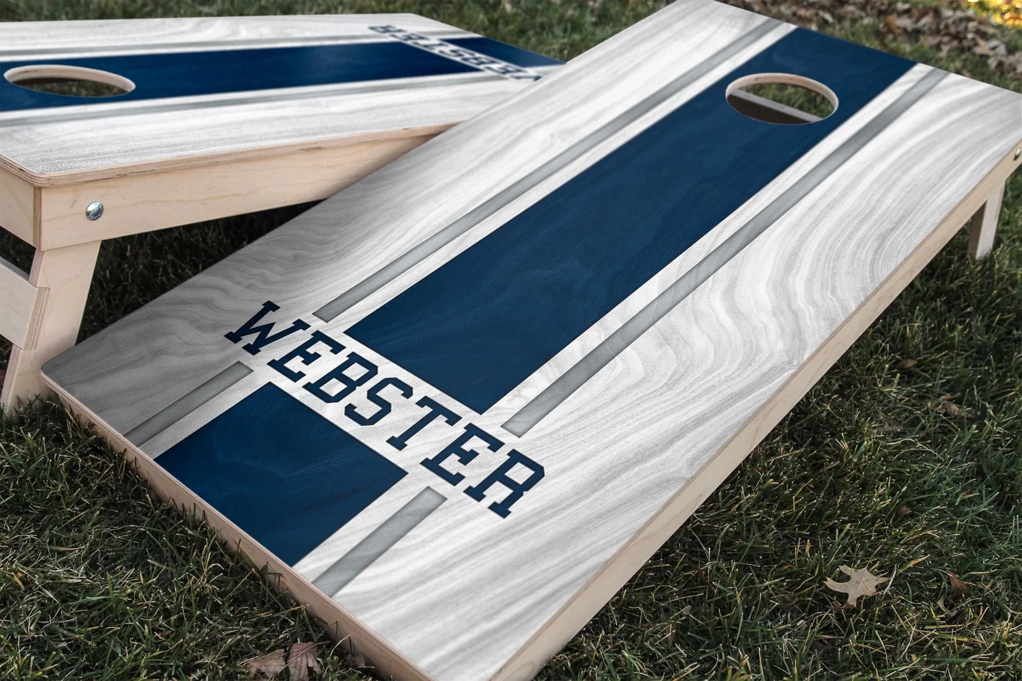 Personalized Dallas Cowboys Colors (Alternate) custom Cornhole board wrap sticker decal set