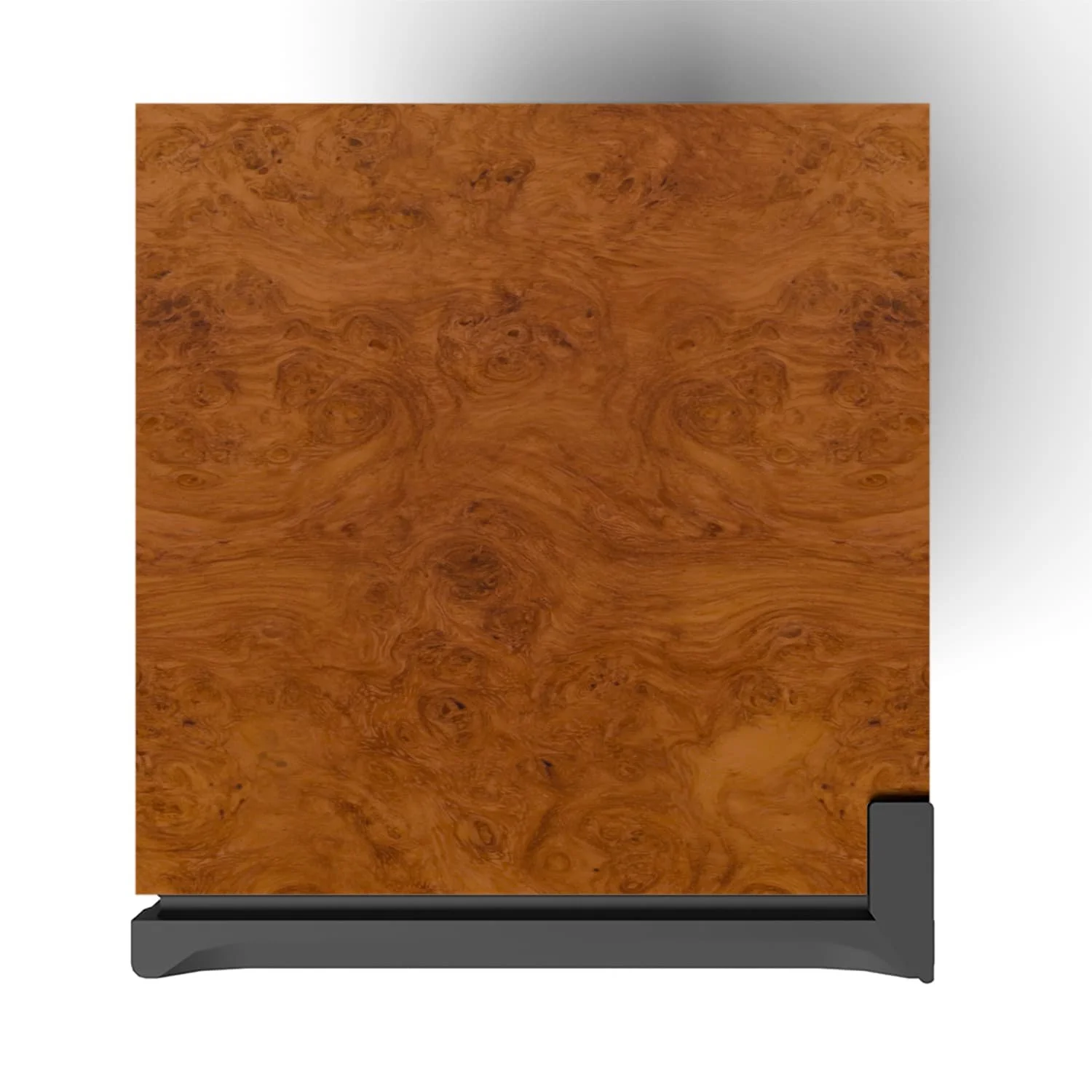 top of a 3d mockup of a solid door mini fridge, covered in our custom-printed Wurlitzer jukebox vinyl wrap.