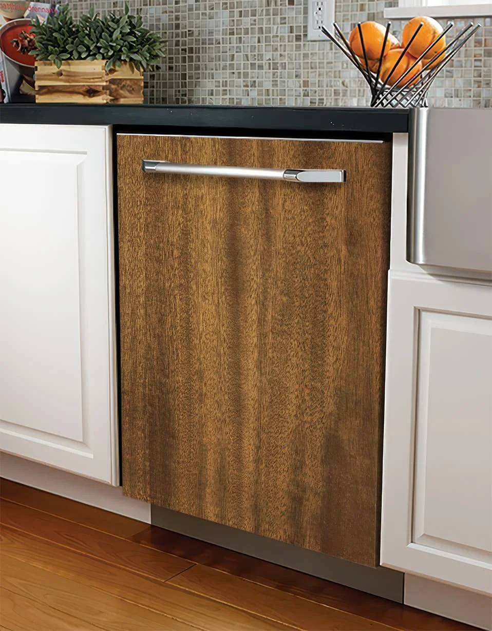 American Elm Slab Dishwasher Wrap