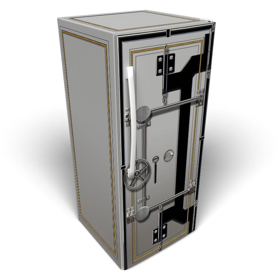 Vault Refrigerator Custom Printed Vinyl Wrap