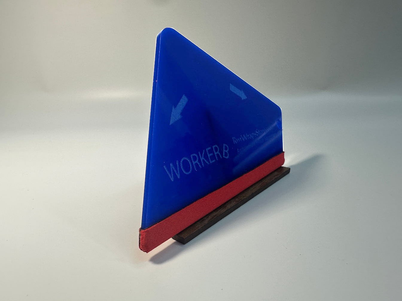 Squeegee Royal Blue Side Worker B Architectural film