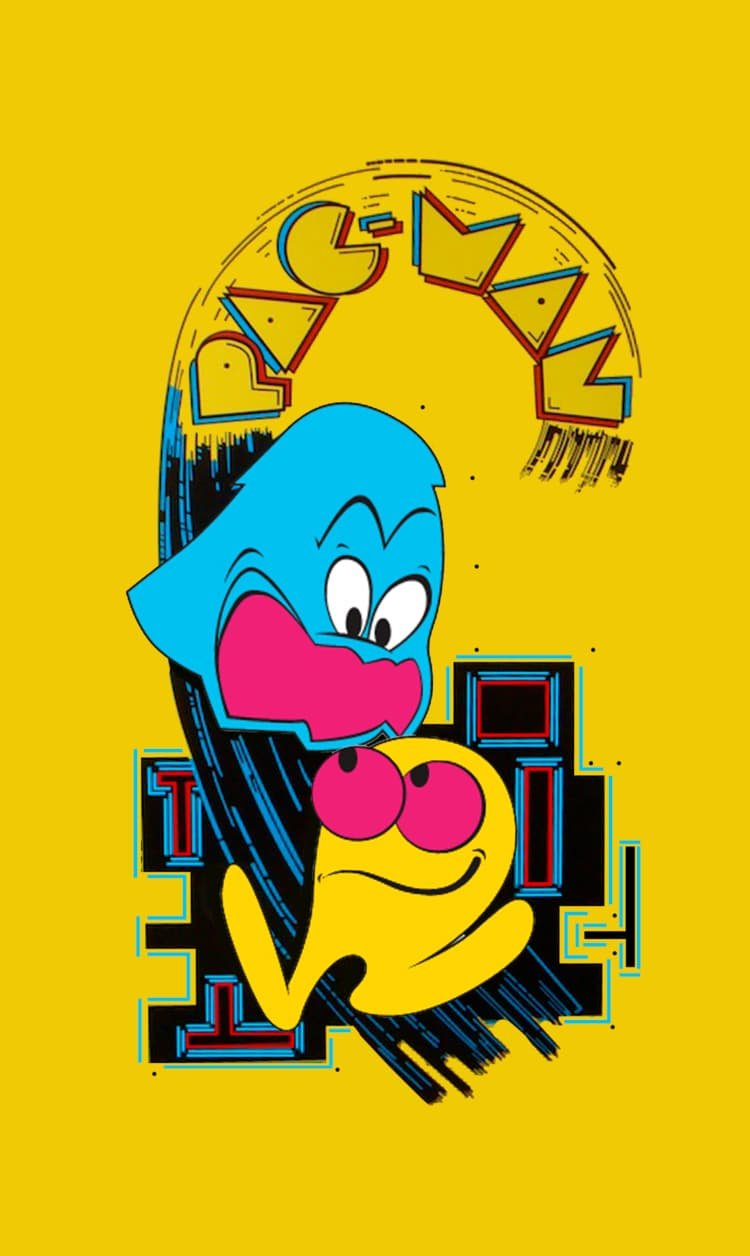 Pac-Man Arcade Cabinet Mini Fridge Wrap