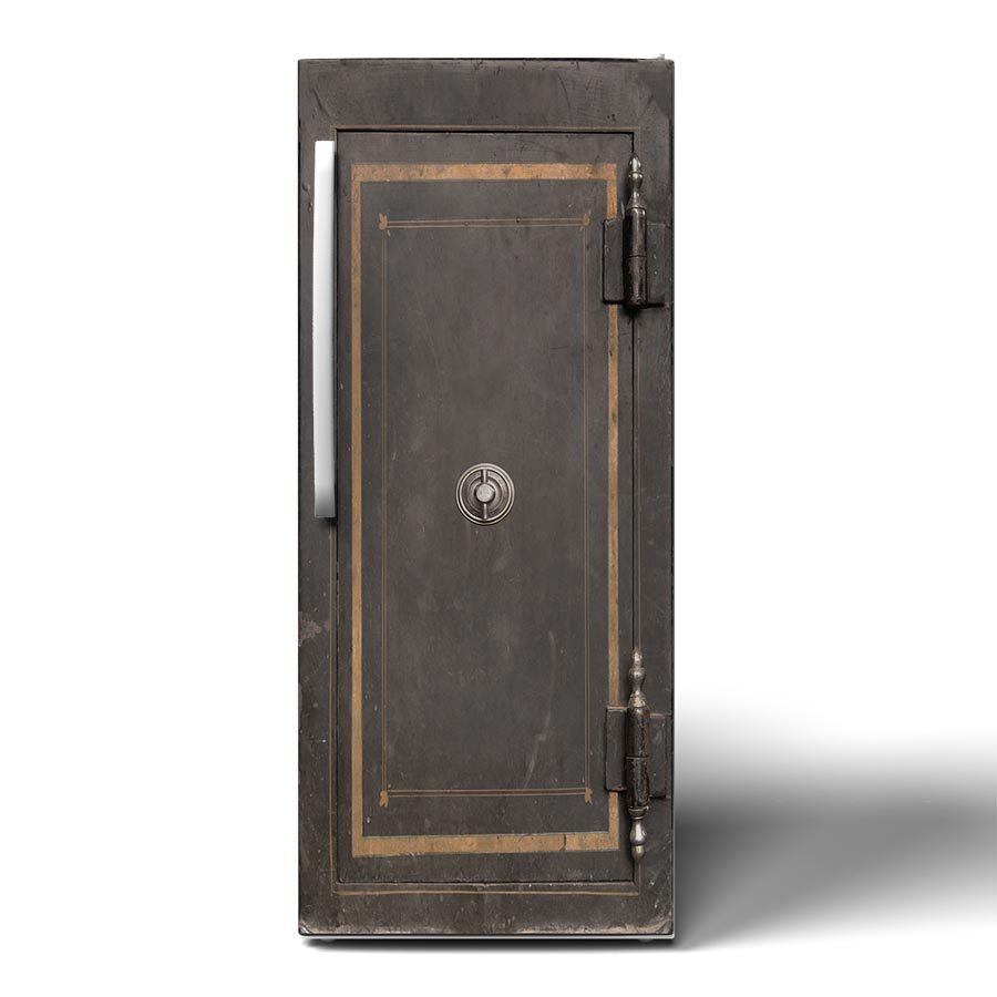 Vintage Safe Custom Printed Vinyl Refrigerator Wrap Solid Front.jpg