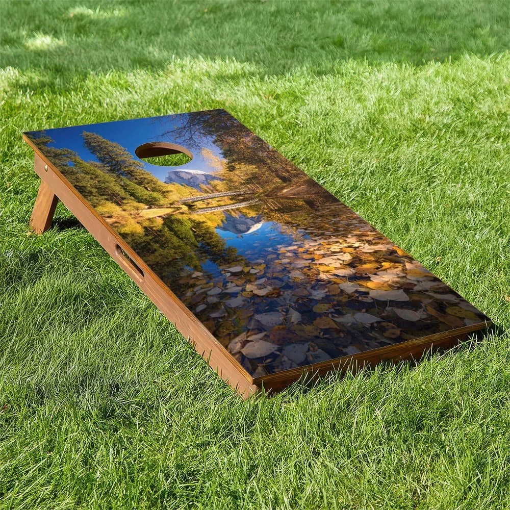 Yosemite river Cornhole board
